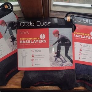 Cuddl Duds Black Underwear & Socks Essentials